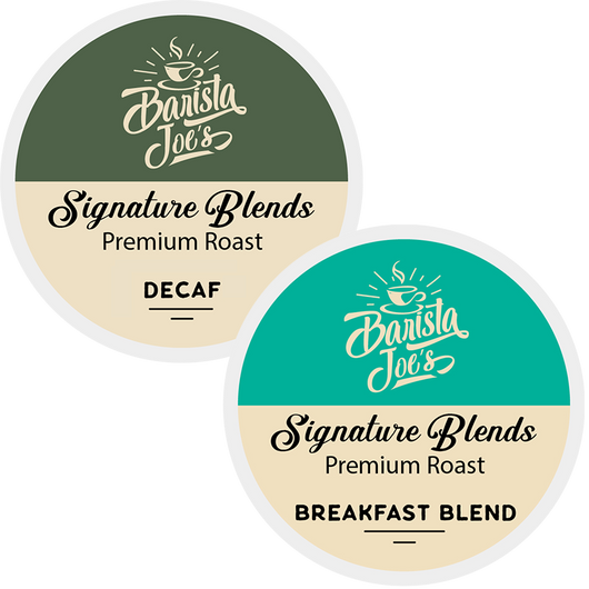 Barista Joe's - Decaf & Breakfast Blend 50/50 Variety Box (K-cups) Barista Joes