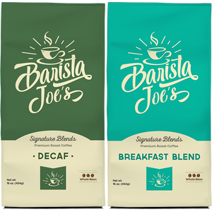 Barista Joe’s – Decaf & Breakfast Blend – (Whole Bean) Barista Joes