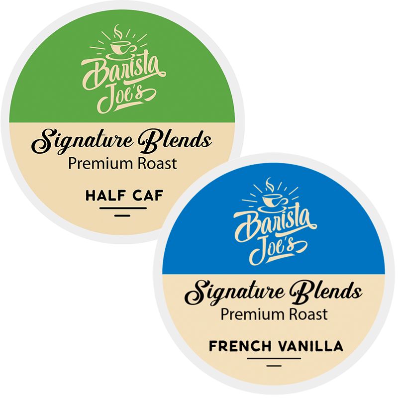 Barista Joe's - Half-Caf & French Vanilla 50/50 Variety Box (K-cups) Barista Joes