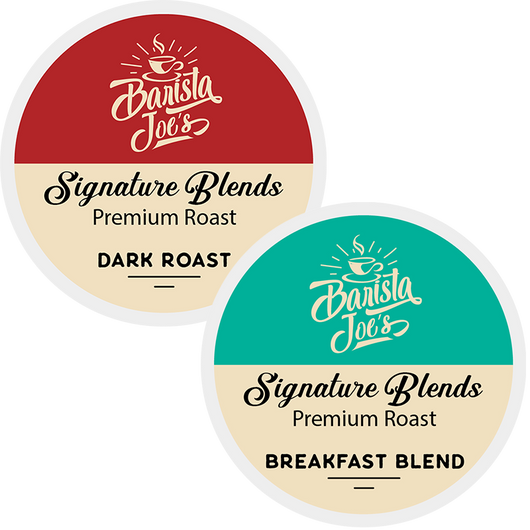 Barista Joe's - Breakfast Blend & Dark Roast 50/50 Variety Box (K-cups) Barista Joes