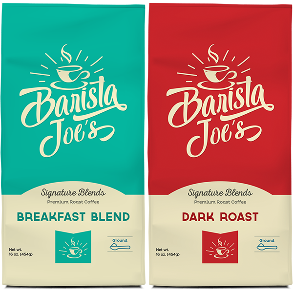 Barista Joe’s – Breakfast Blend & Dark Roast – (Ground) Barista Joes