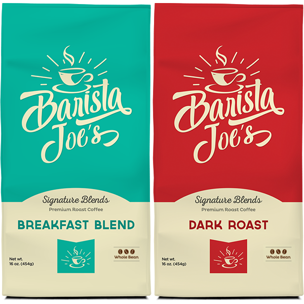 Barista Joe’s – Breakfast Blend & Dark Roast – (Whole Bean) Barista Joes