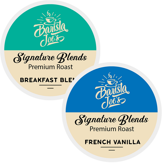 Barista Joe's - Breakfast Blend & French Vanilla 50/50 Variety Box (K-cups) Barista Joes