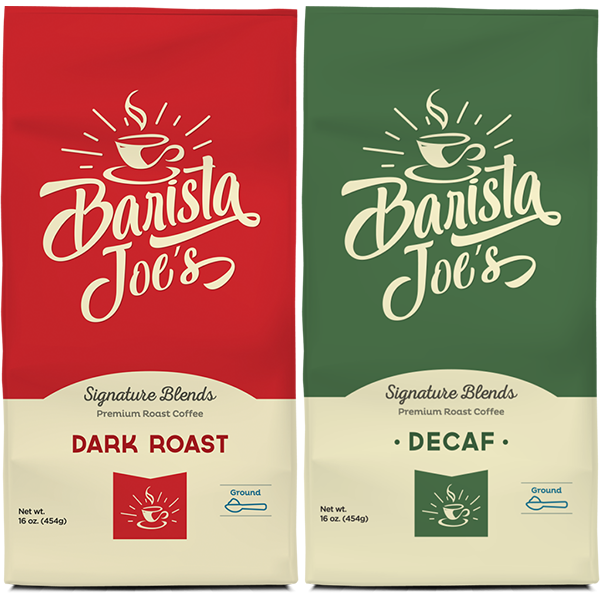 Barista Joe’s – Dark Roast &  Decaf – (Ground) Barista Joes
