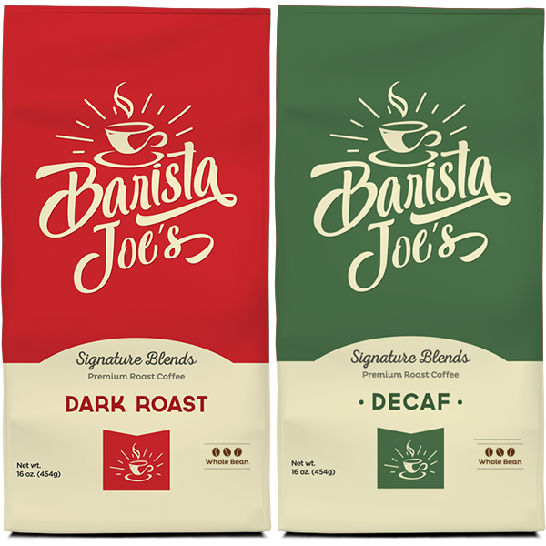 Barista Joe’s – Dark Roast &  Decaf – (Whole Bean) Barista Joes