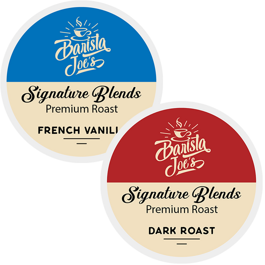 Barista Joe's - Dark Roast & French Vanilla 50/50 Variety Box (K-cups) Barista Joes
