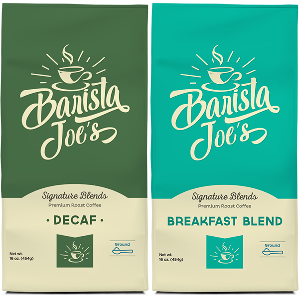Barista Joe’s – Decaf & Breakfast Blend – (Ground) Barista Joes