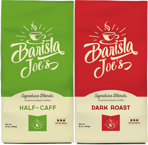 Barista Joe’s – Half-Caff & Dark Roast Blend – (Whole Bean) Barista Joes