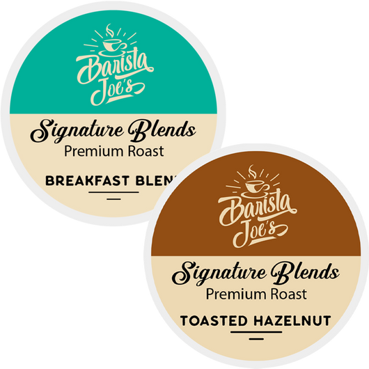 Barista Joe's - Hazelnut & Breakfast Blend 50/50 Variety Box (K-cups) Barista Joes