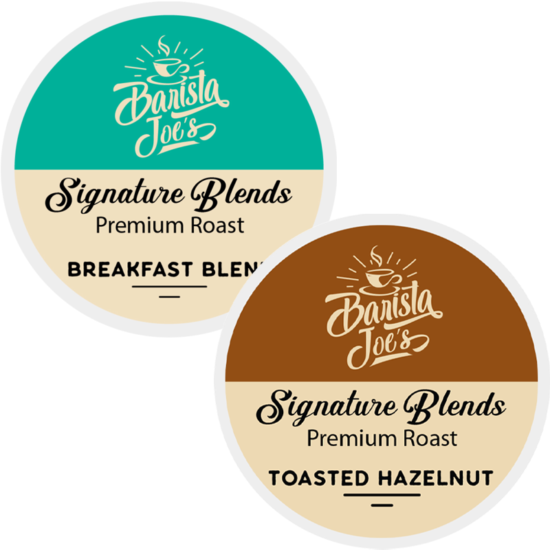 Barista Joe's - Hazelnut & Breakfast Blend 50/50 Variety Box (K-cups) Barista Joes