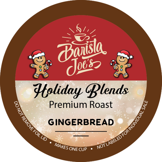 Barista Joe's -  Holiday Blend Gingerbread-Trial Pack 10ct Box     ( K-Cups ) Barista Joes