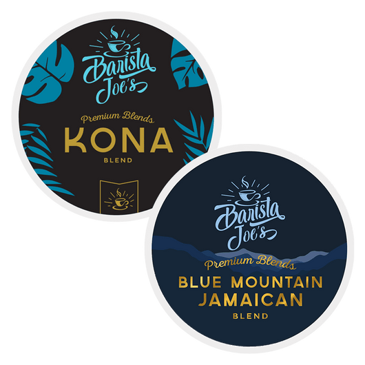 Barista Joe's - Kona Blend/Blue Mountain Jamaican Blend 25/25 Variety Box (K-cups) Barista Joes