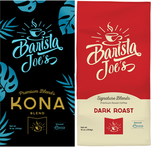 Barista Joe’s – Kona & Dark Roast – (Ground) Barista Joes