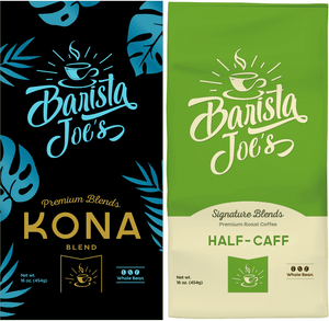 Barista Joe’s – Kona & Half-Caff – (Whole Bean) Barista Joes