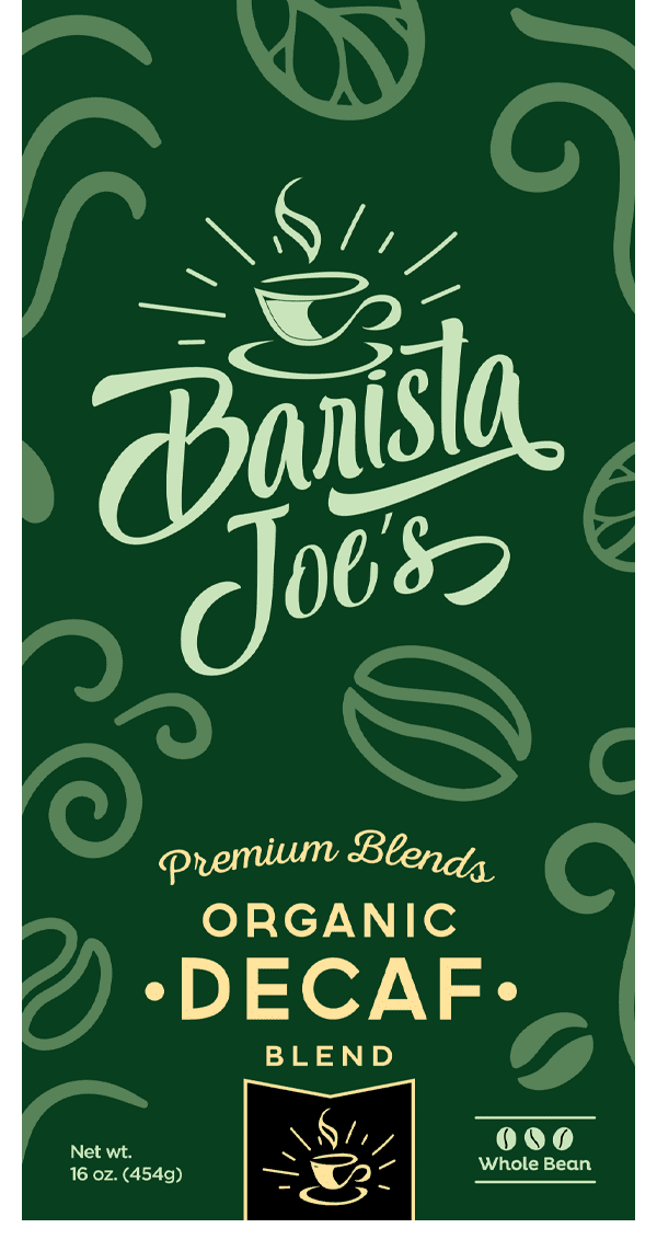 Barista Joe's - Organic Decaf - (Whole Bean) Barista Joes